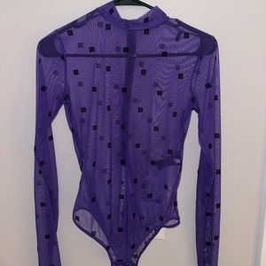 Givenchy Purple Body suit - Like new worn once